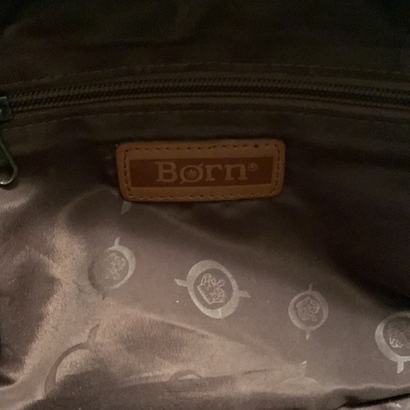 Born Angelo Dome Carmel Leather Crossbody - Picture 8 of 15